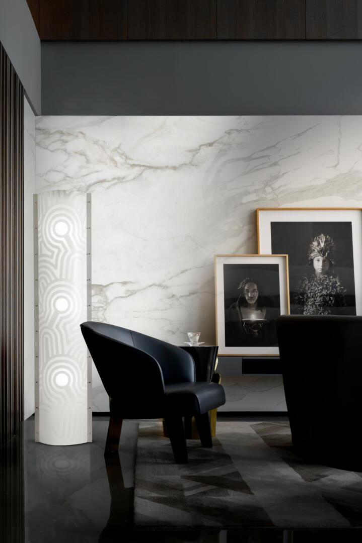 Slamp Venti Floor Stehleuchte im Wohnzimmer