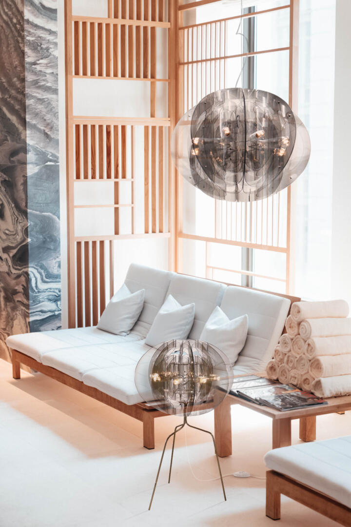 Slamp Atlante Suspension Pendelleuchte im Wohnzimmer