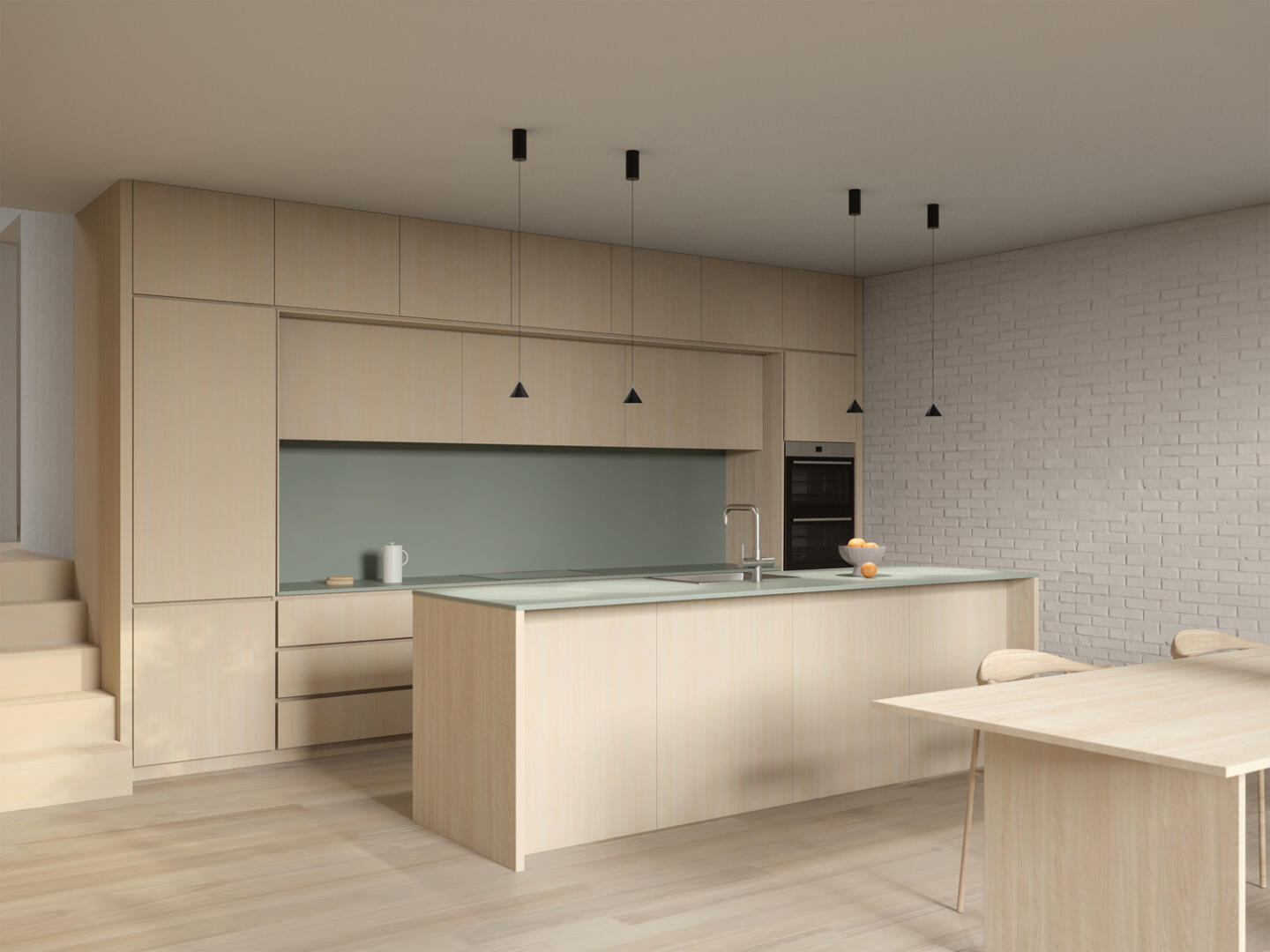 Axolight Jewel Pendelleuchte in der Küche