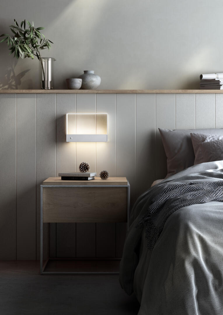 Bover Kira Wandleuchte im Schlafzimmer Nachttisch Beleuchtung