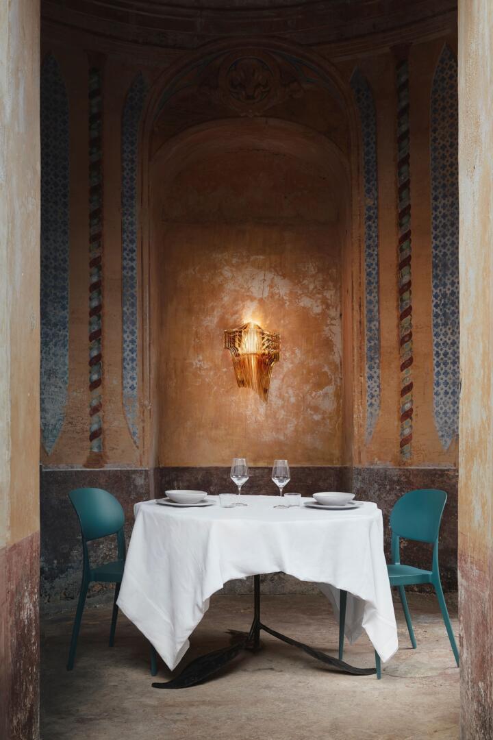 Slamp Aria Wandleuchte Esszimmer