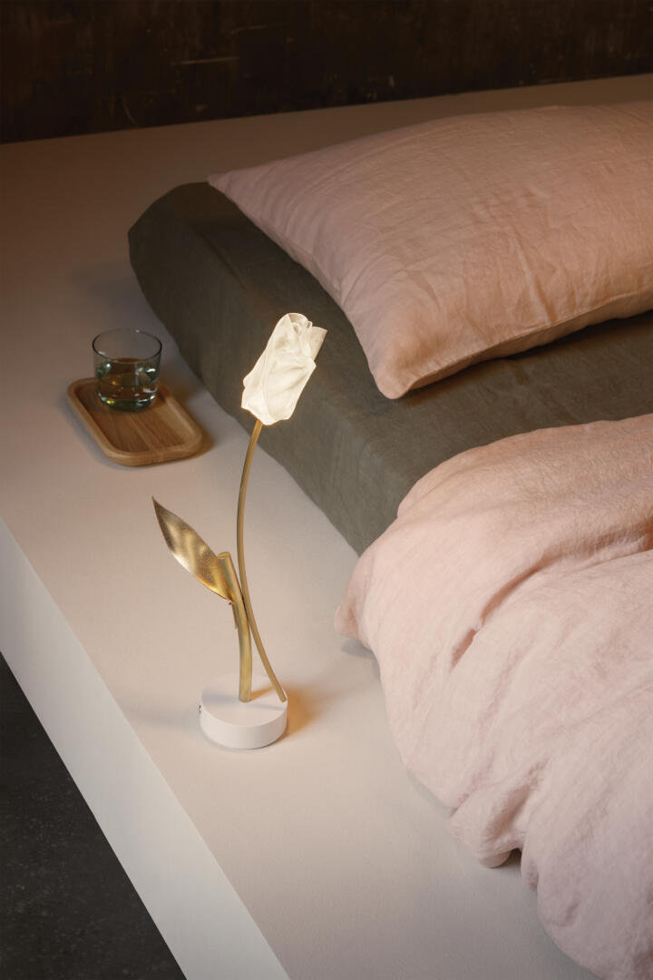 Slamp Tulip Battery Akku Leuchte Schlafzimmer Dekoration